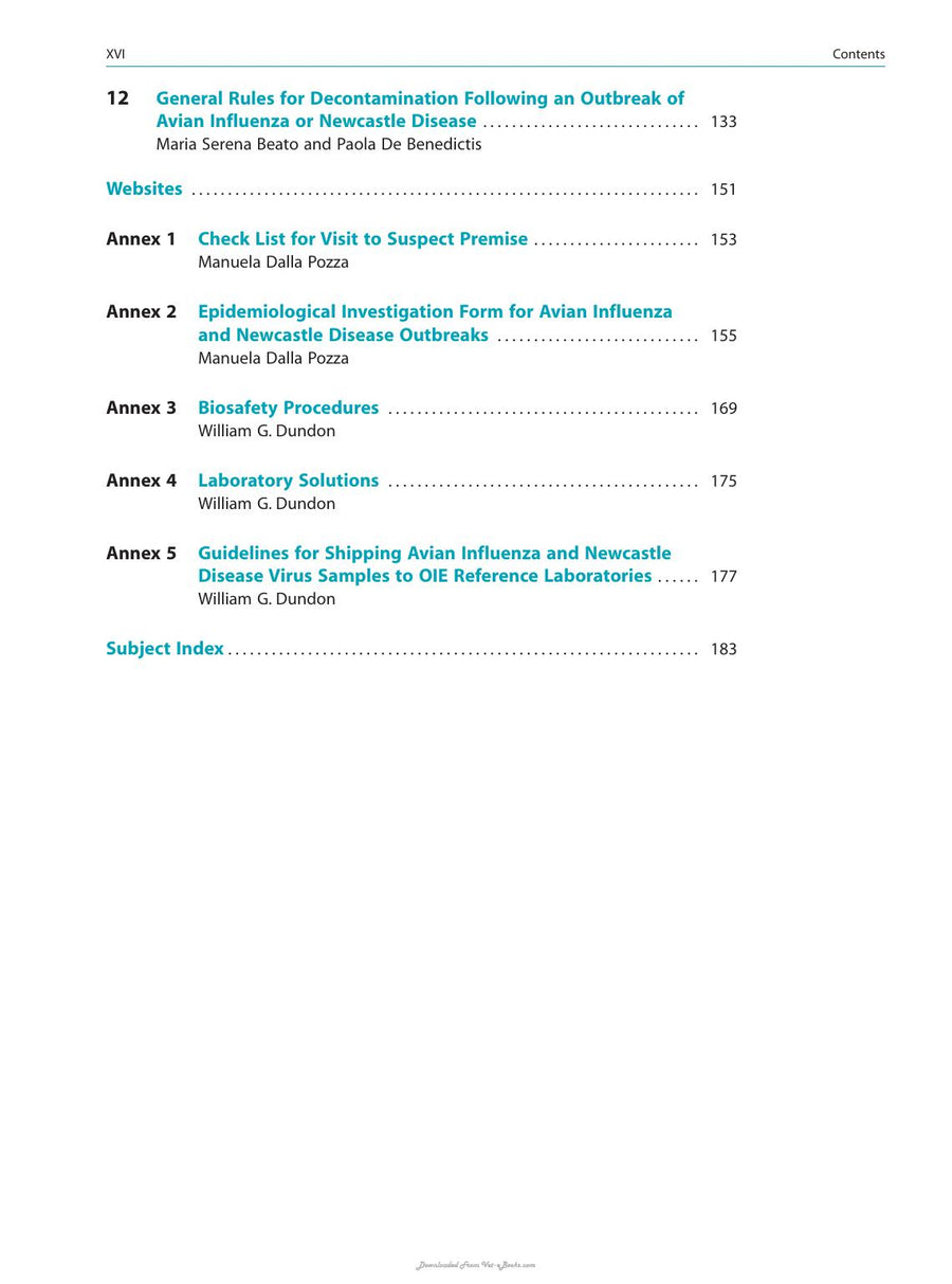Preview page of Avian Influenza and Newcastle Disease a Field and Laboratory Manual