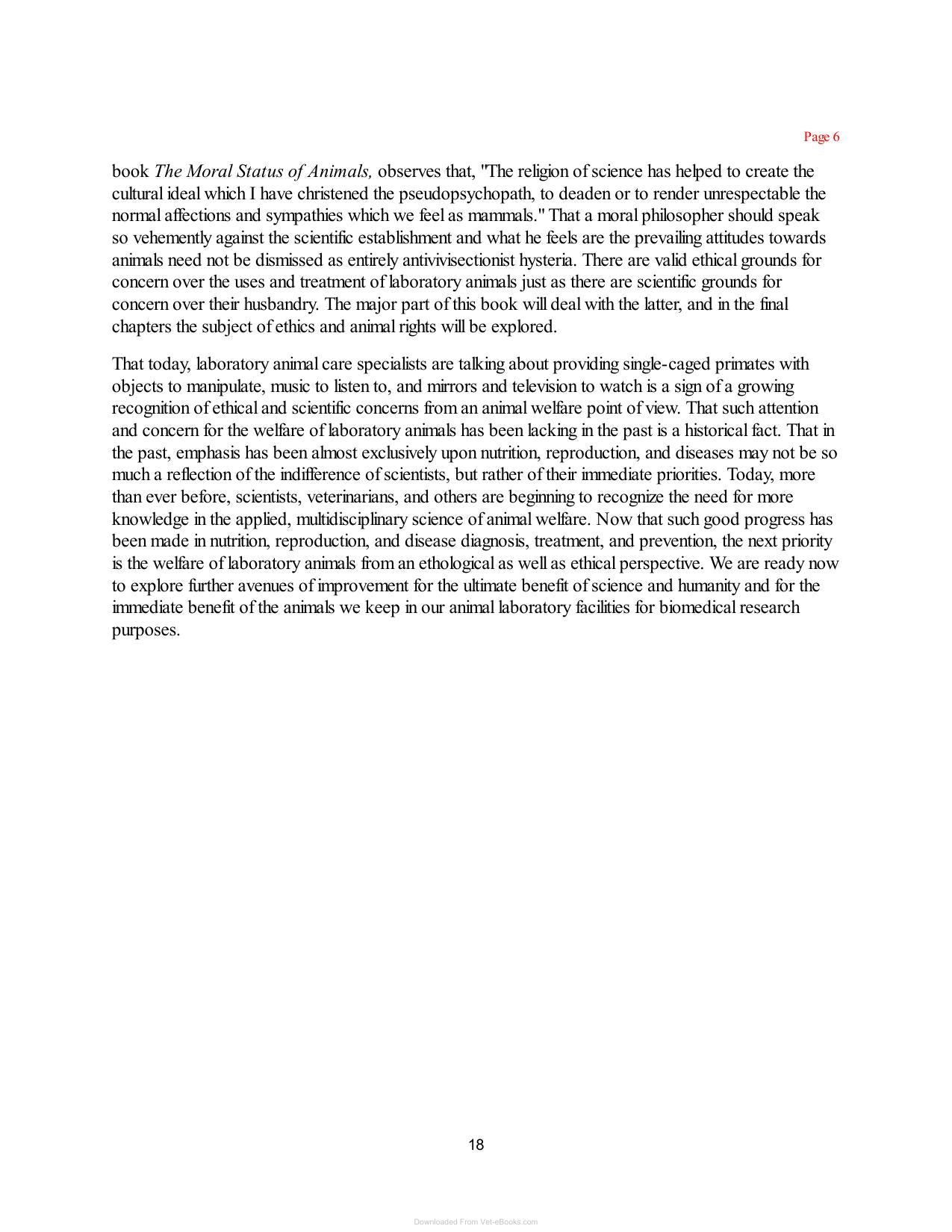 Laboratory Animal Husbandry Ethology Welfare And Experimental Variables