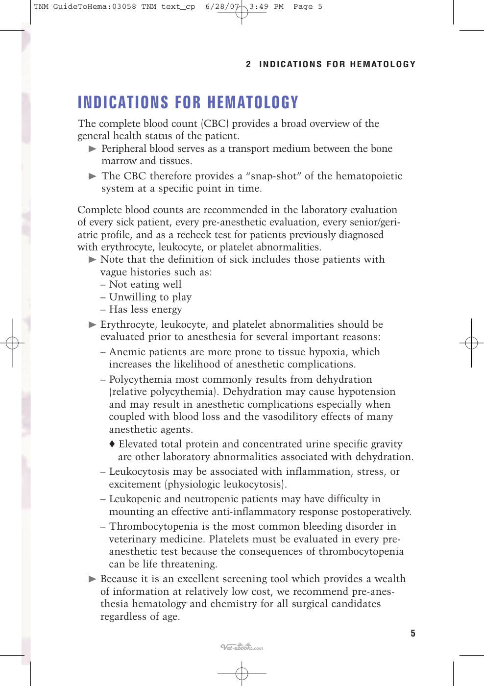A Guide To Hematology In Dogs And Cats