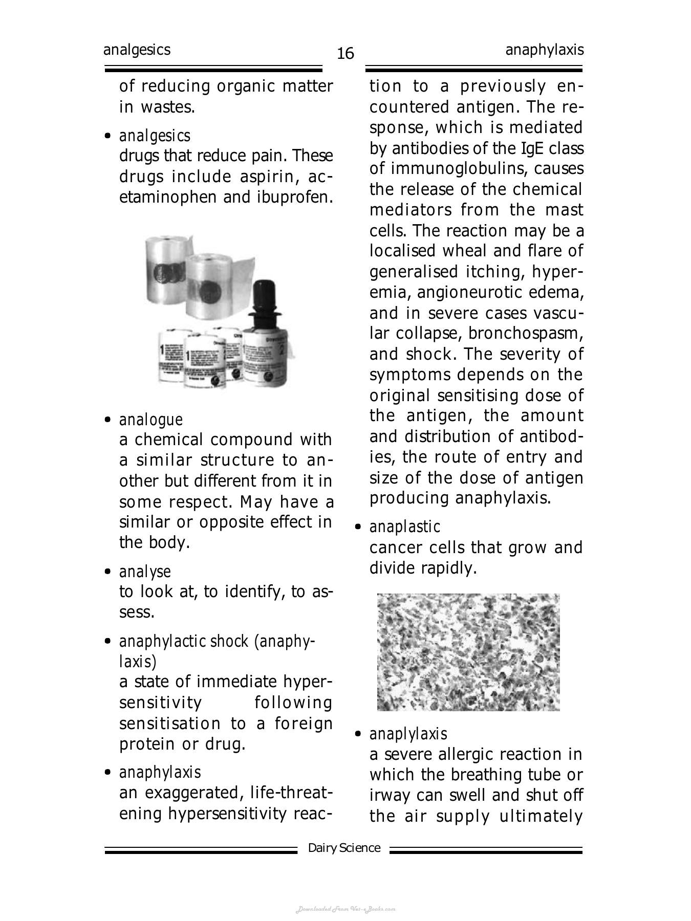 Biotechs Dictionary Of Dairy Science