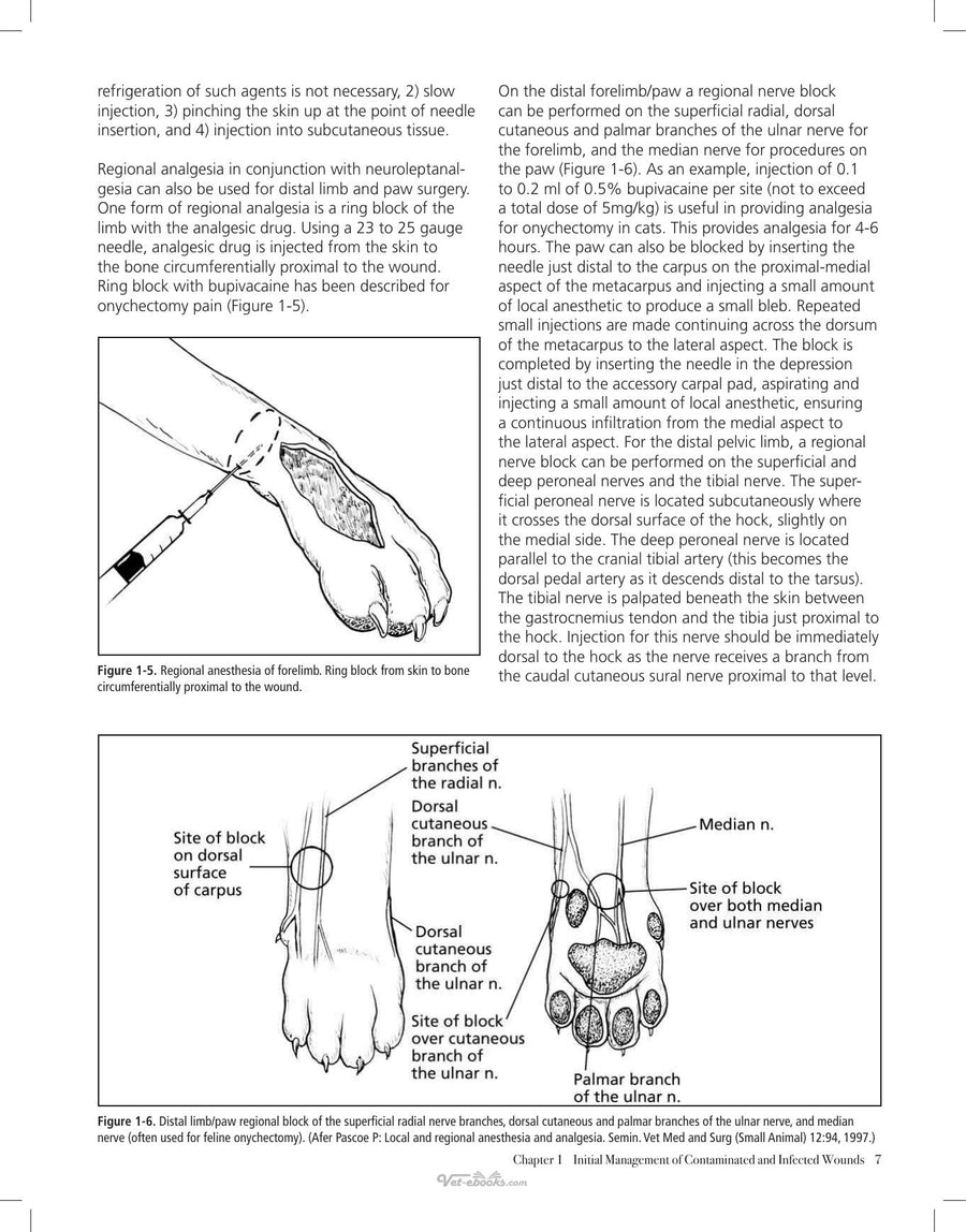 Preview page of Management Small Animal Distal Limb Injuries