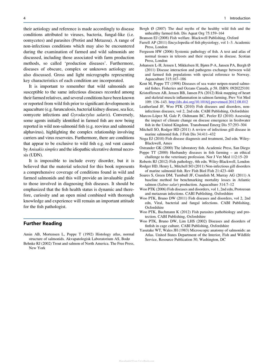 Preview page of A Colour Atlas of Salmonid Diseases 2nd Edition