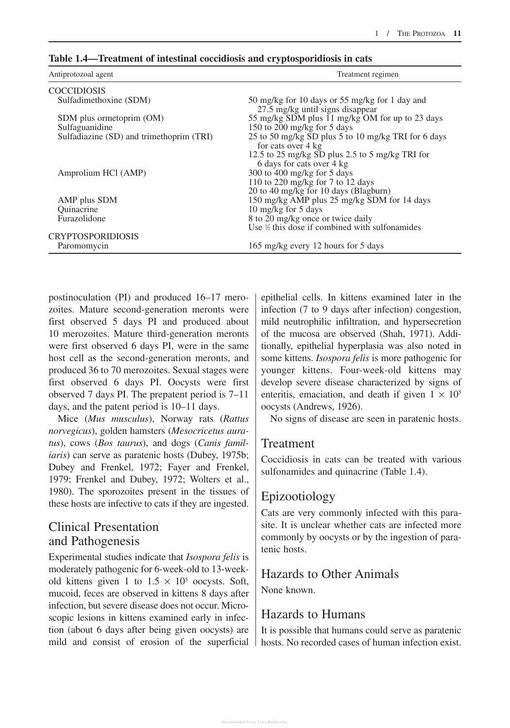 Feline Clinical Parasitology
