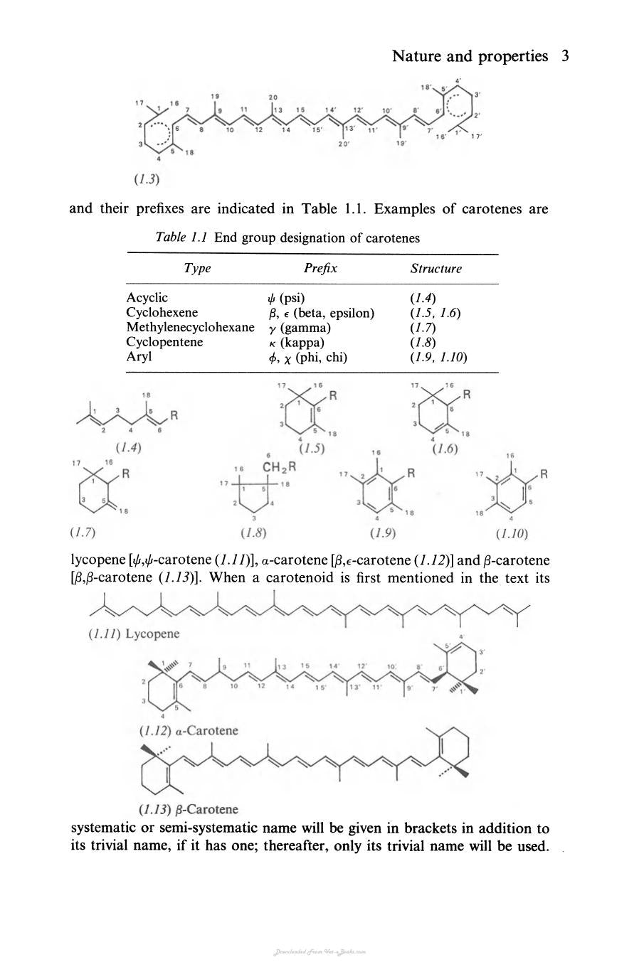 The Biochemistry Of The Carotenoids Volume I Plants