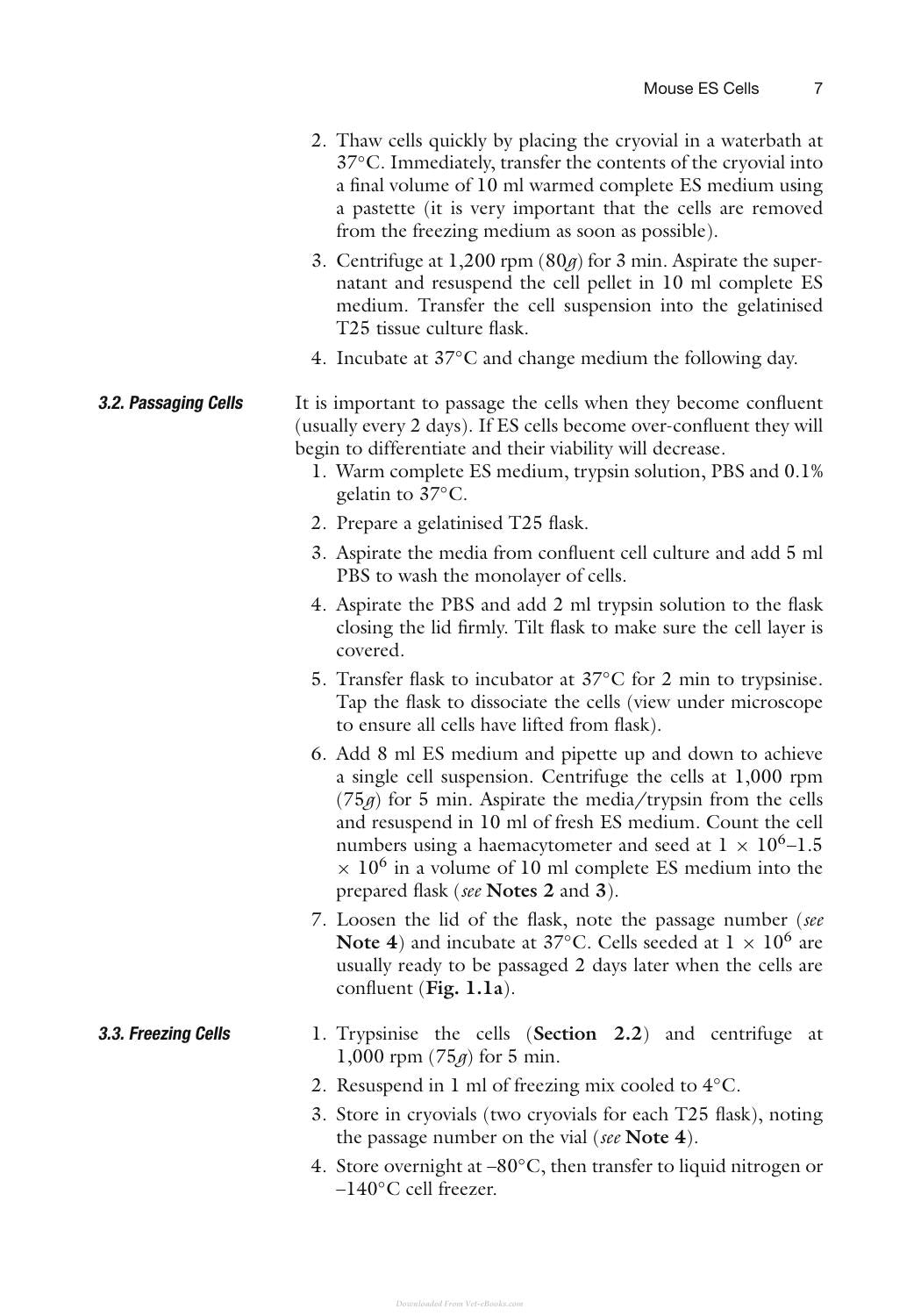 Mouse Cell Culture Methods And Protocols