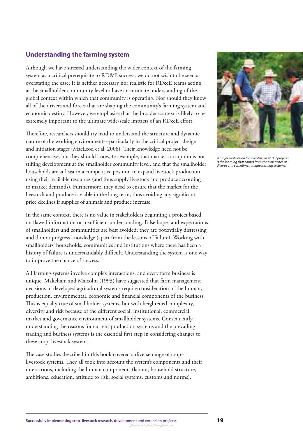 Beef Production In Crop Livestock Systems Simple Approaches For Complex Problems