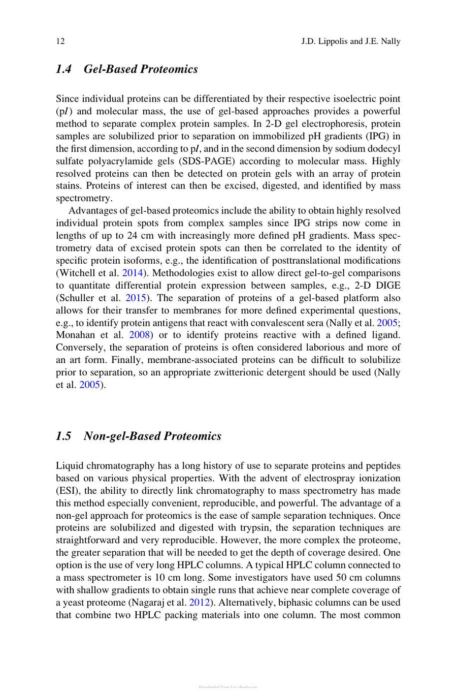 Preview page of Proteomics in Domestic Animals from Farm to Systems Biology