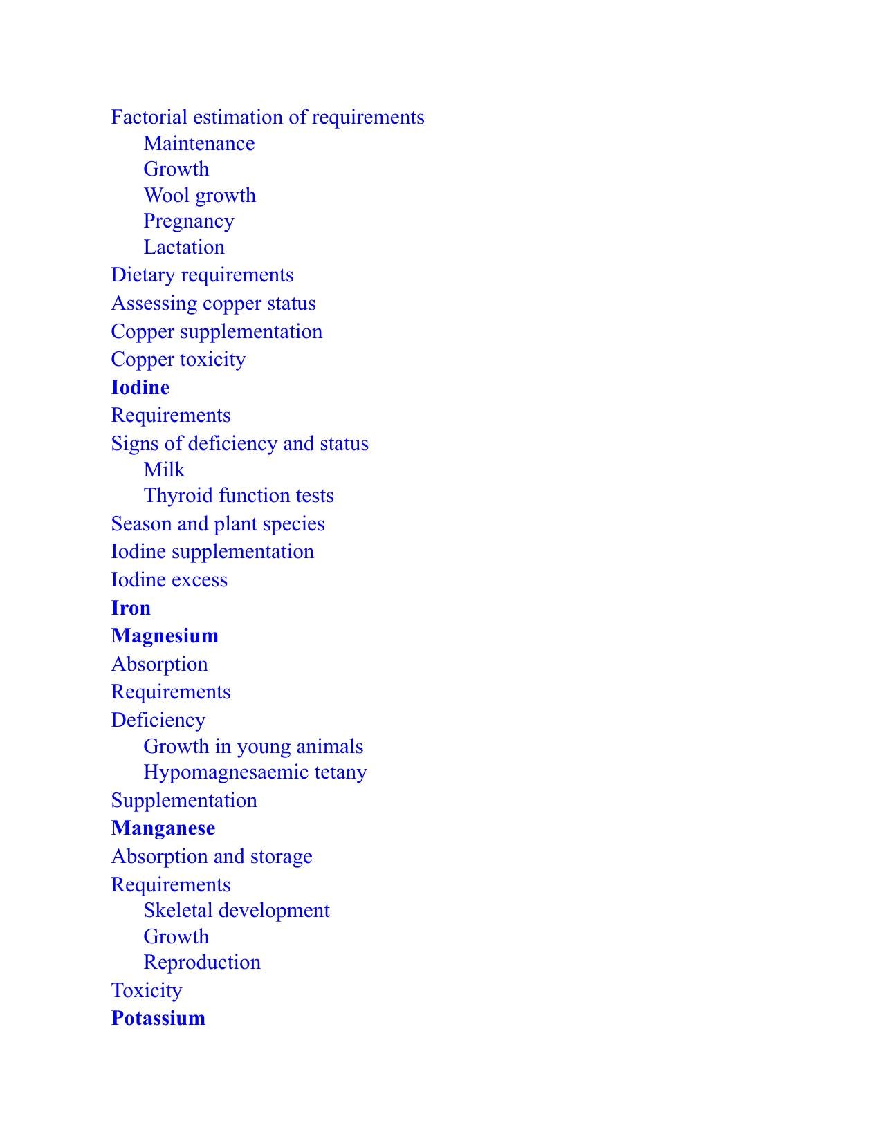 Nutrient Requirements Of Domesticated Ruminants