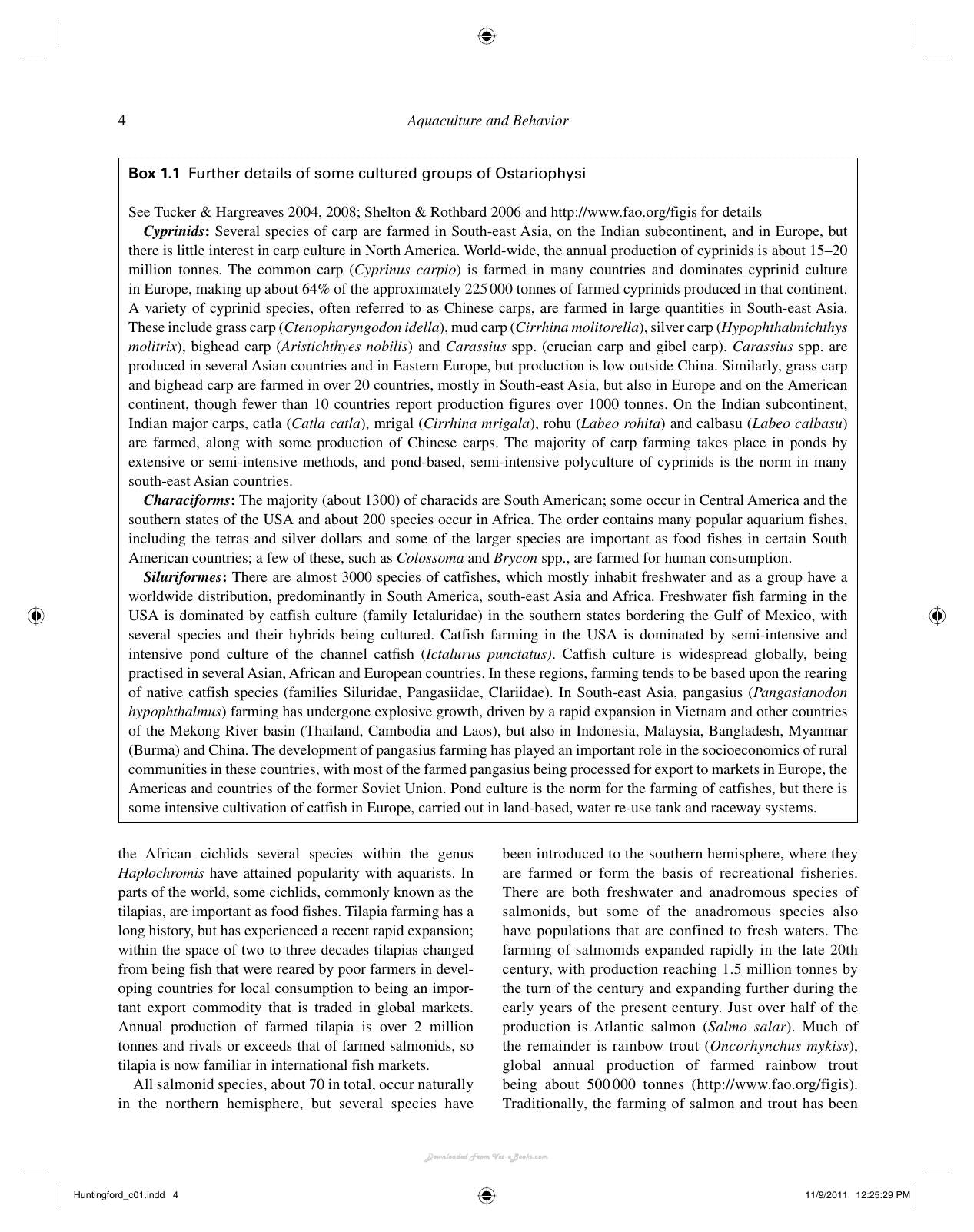 Aquaculture And Behavior