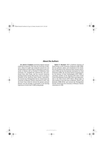 Dairy Production and Processing the Science of Milk and Milk Products
