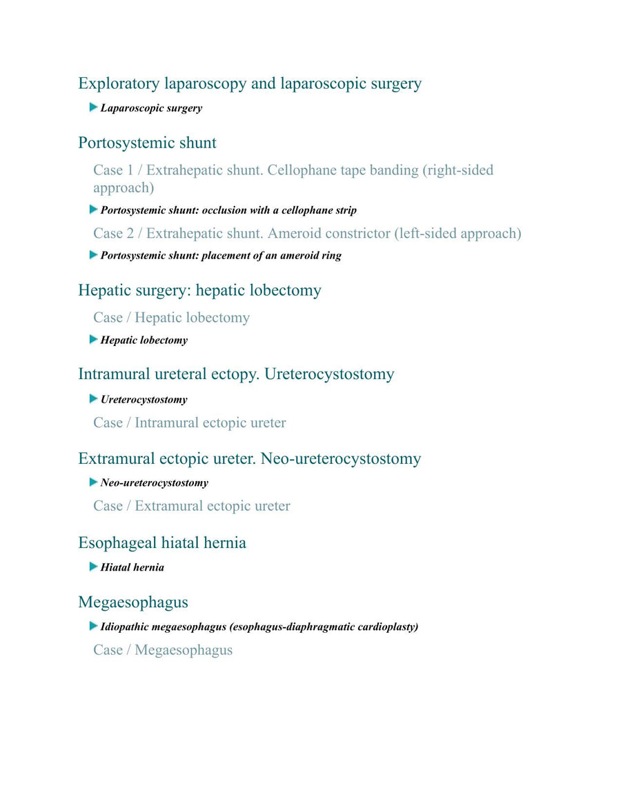 Preview page of Small Animal Surgery a Step by Step Guide Surgical Technique