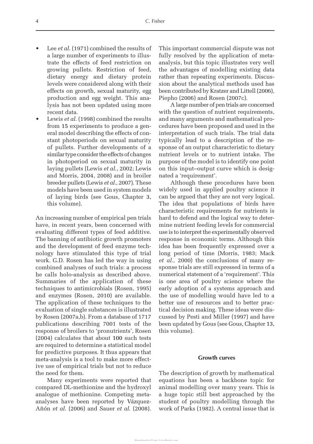 Nutritional Modelling For Pigs And Poultry