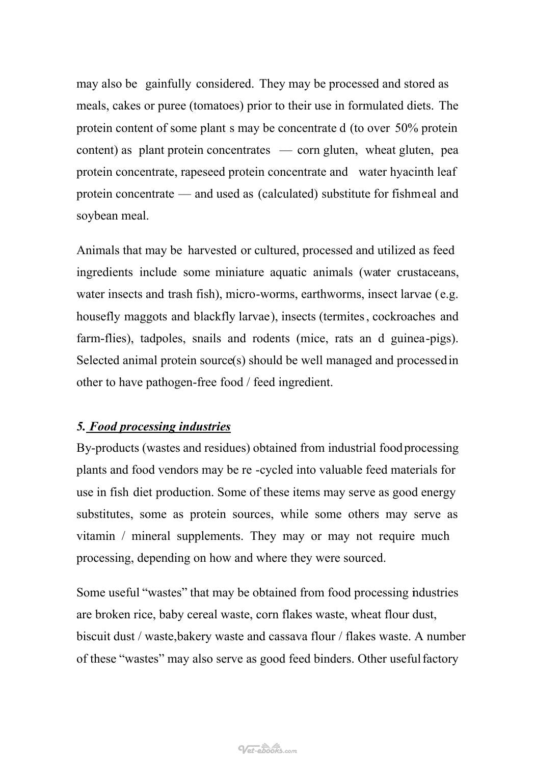 Aquafeed Production Economics And Health Impact On Fish Management