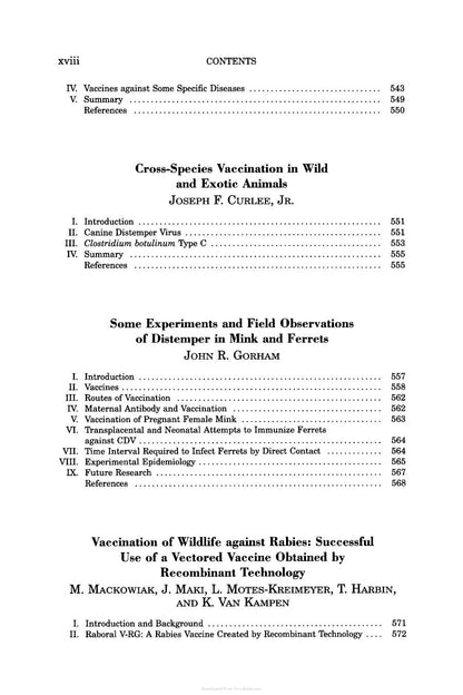 Veterinary Vaccines and Diagnostics