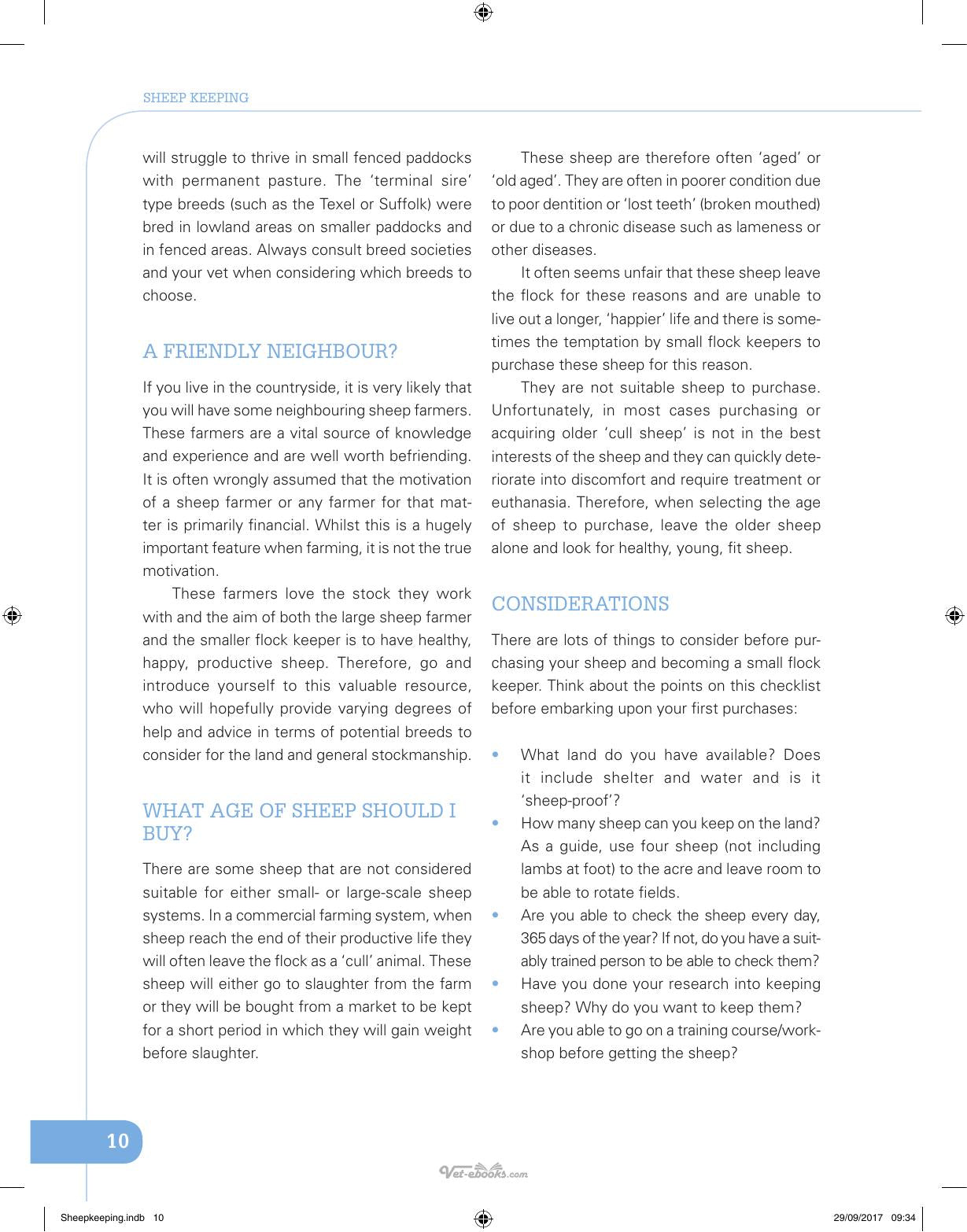 Sheep Keeping The Professional Smallholder Series
