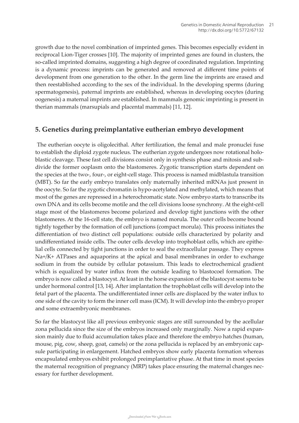 Trends And Advances In Veterinary Genetics