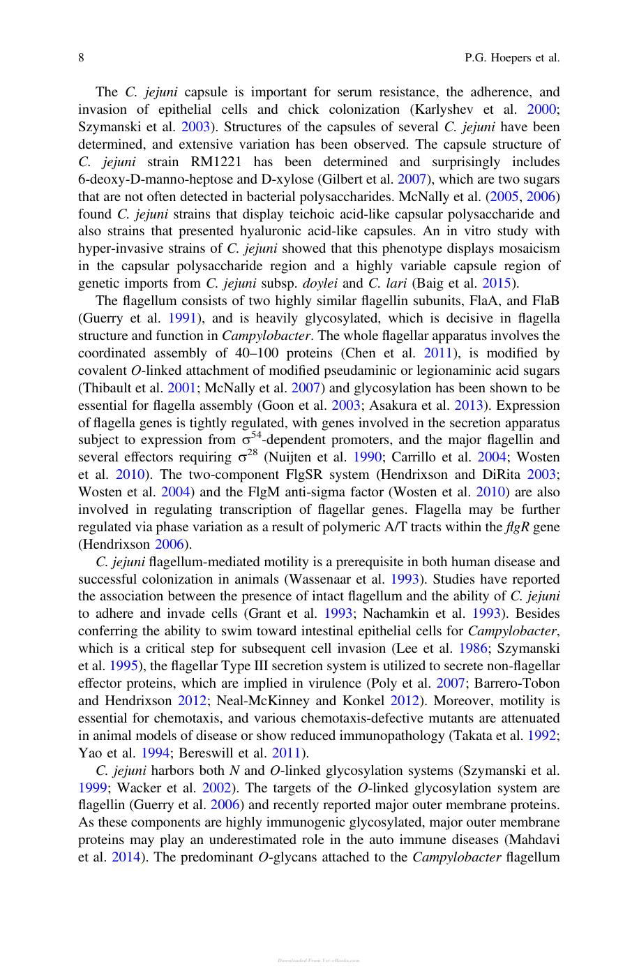 Campylobacter Spp And Related Organisms In Poultry