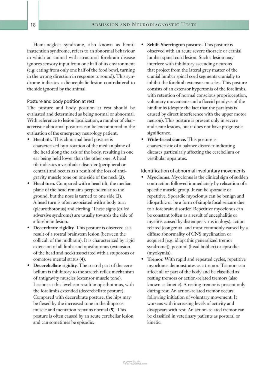 Preview page of Small Animals Neurological Emergency
