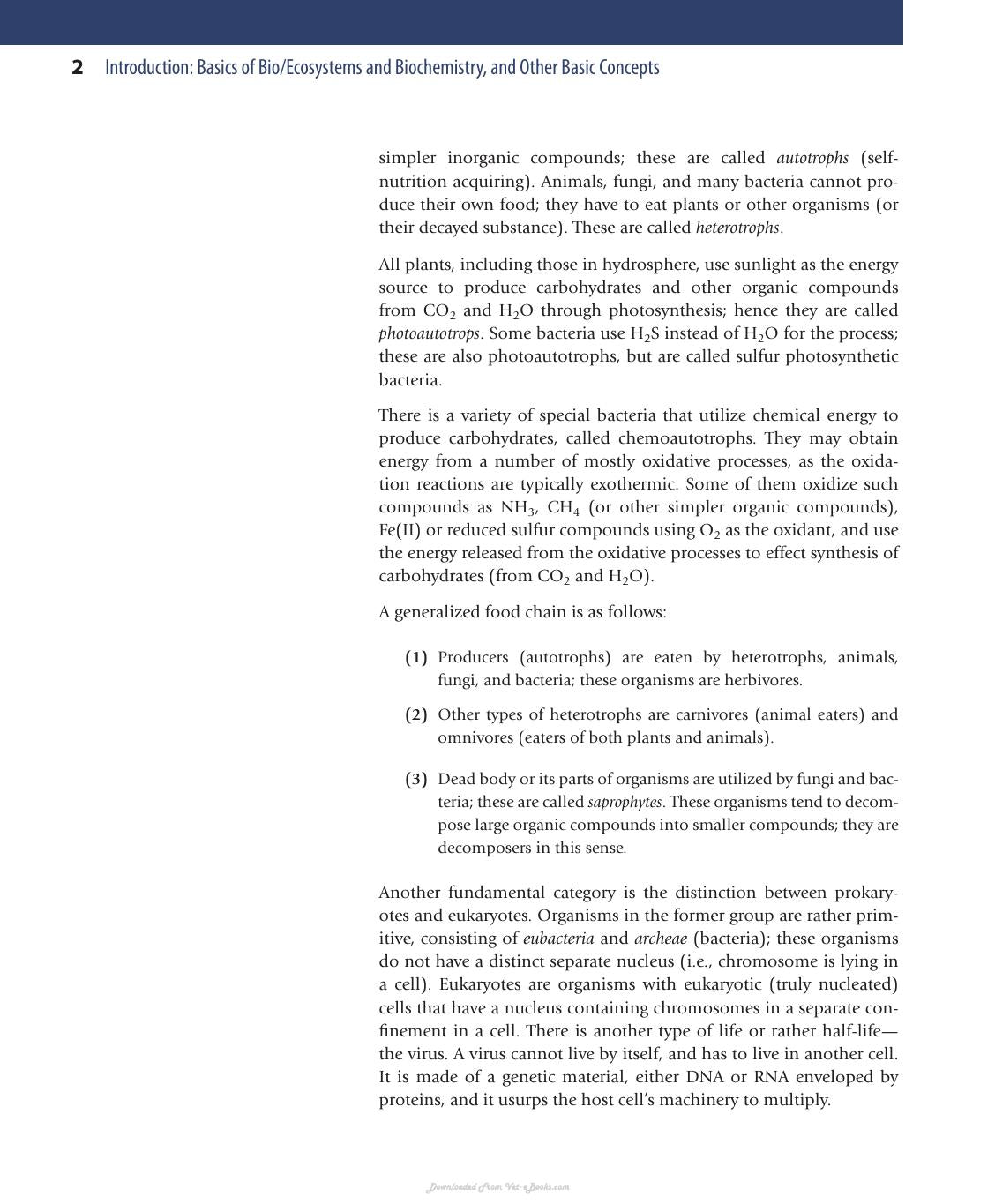Bioinorganic Chemistry A Survey