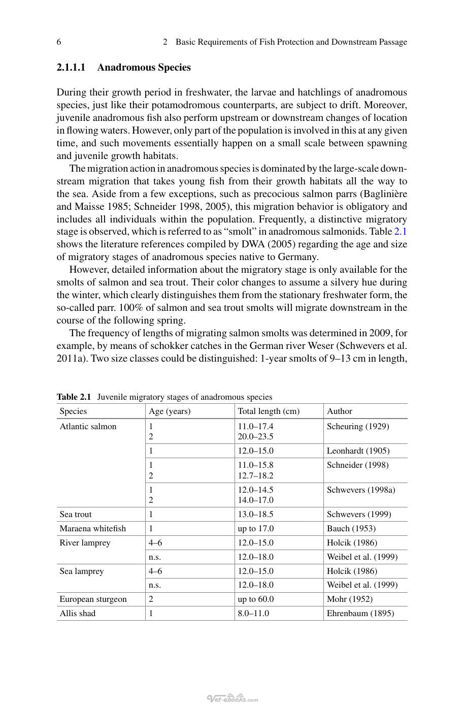 Fish Protection Technologies And Fish Ways For Downstream Migration
