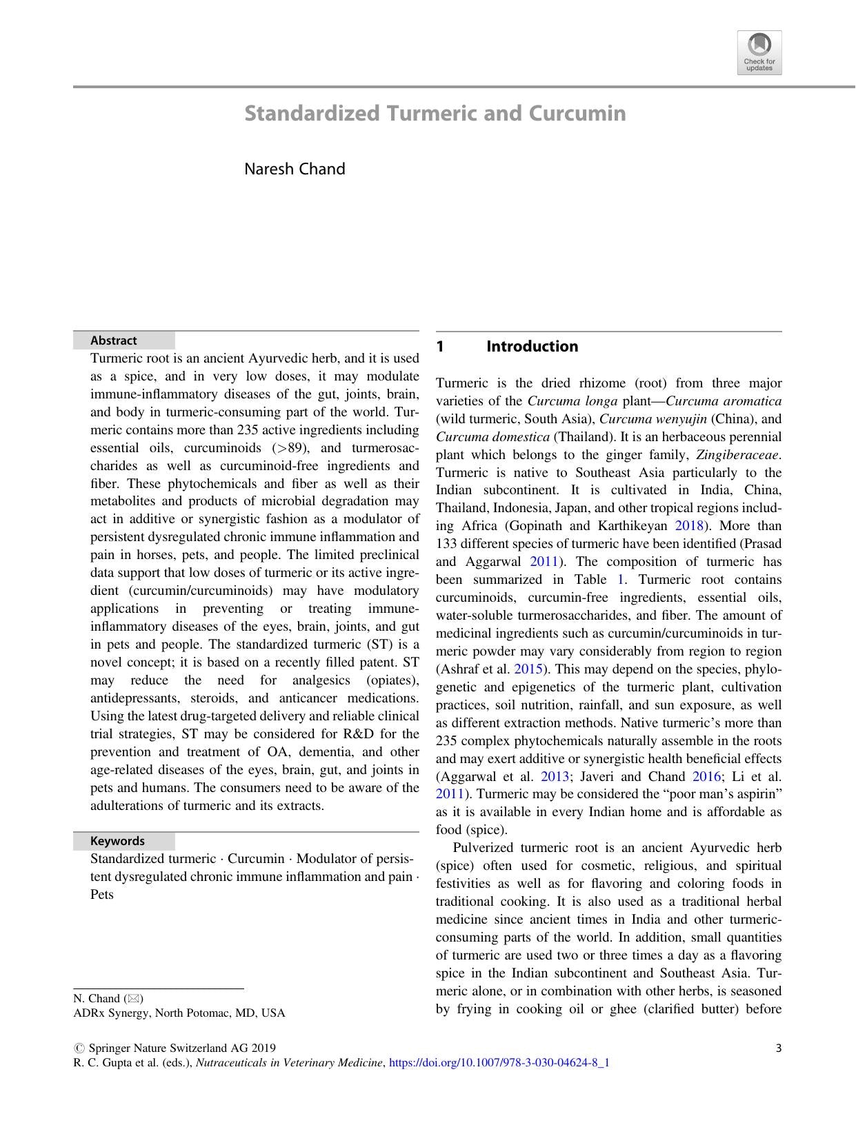 Nutraceuticals In Veterinary Medicine