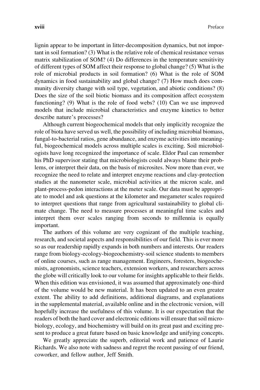 Soil Microbiology Ecology And Biochemistry 2015