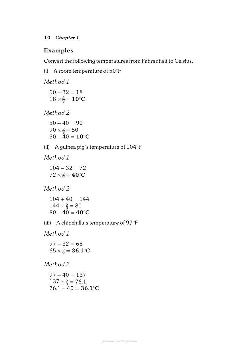 Calculations For Veterinary Nurses