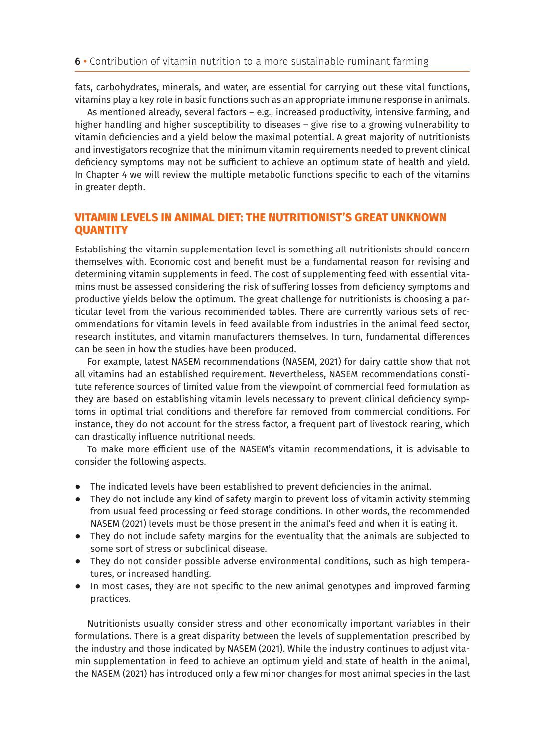 Optimum Vitamin Nutrition For More Sustainable Ruminant Farming