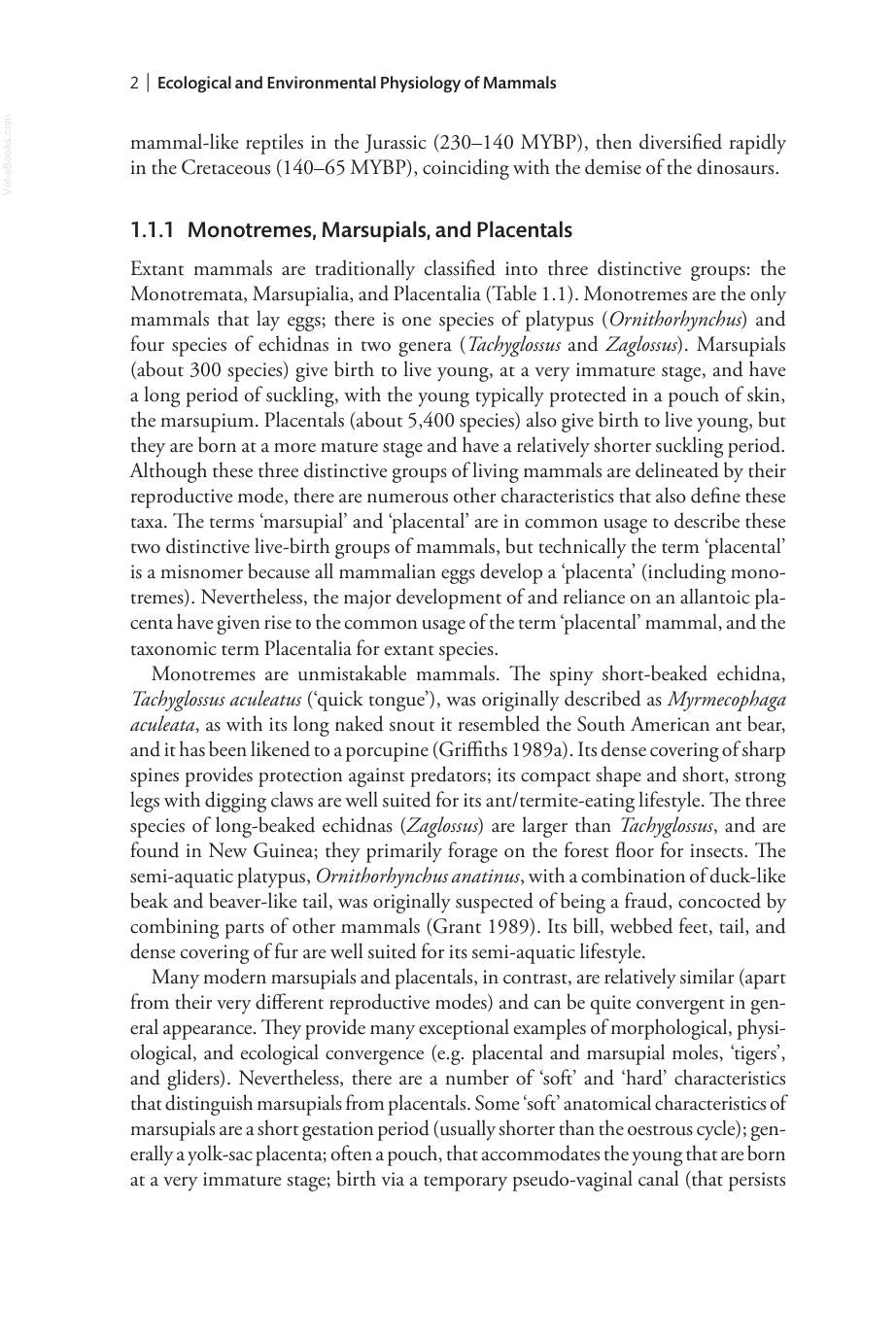 Ecological And Environmental Physiology Of Mammals