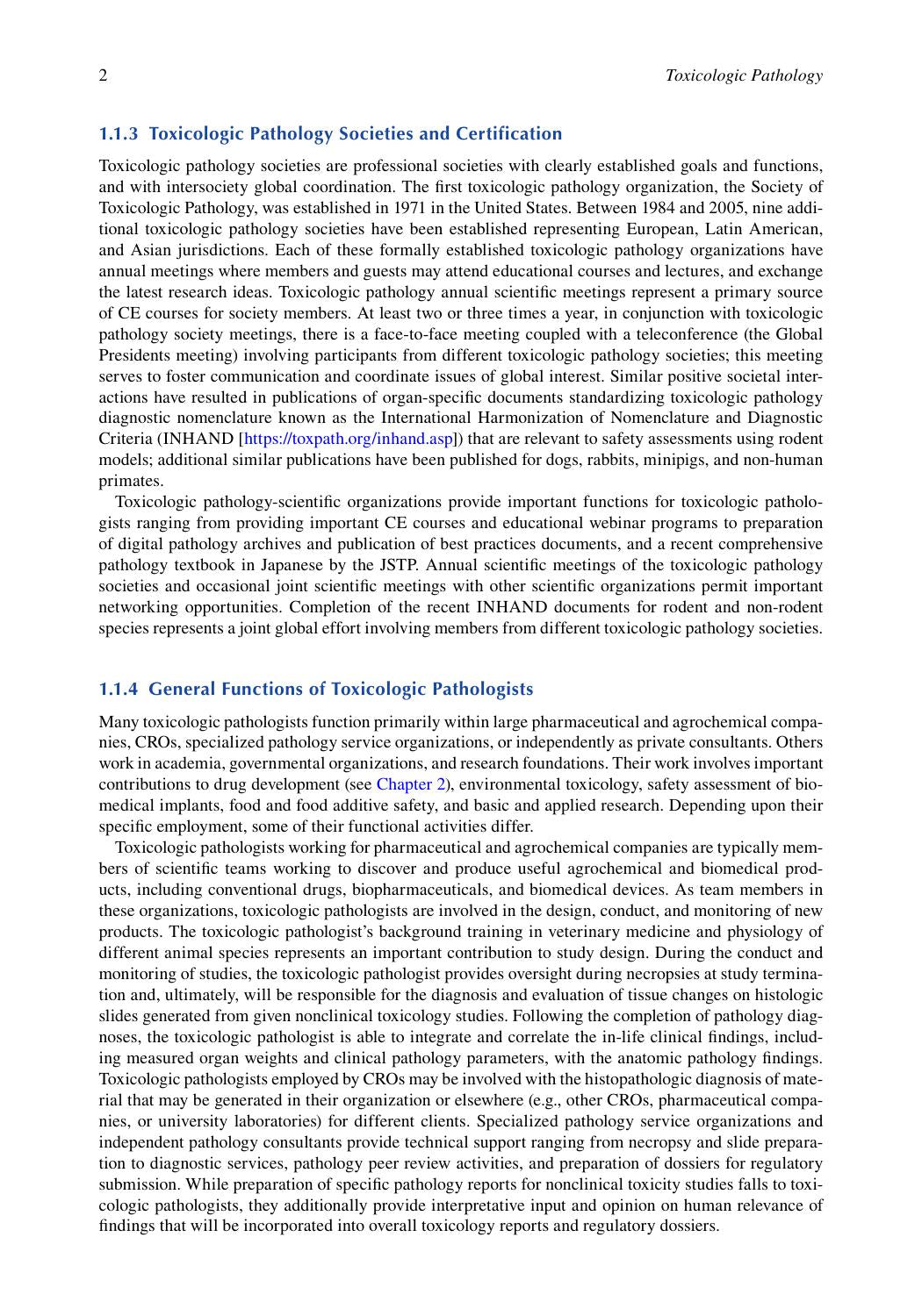 Toxicologic Pathology A Primer