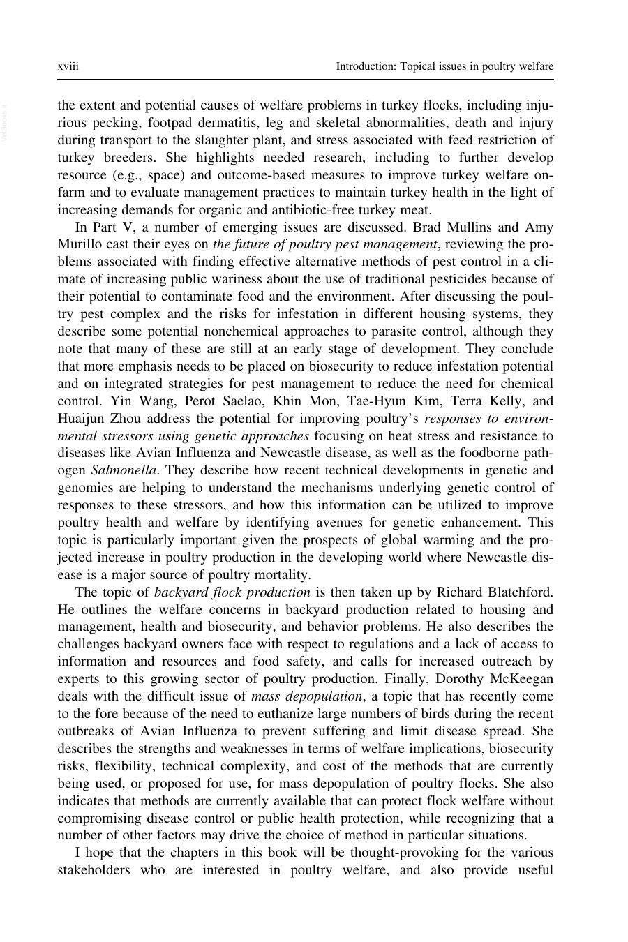 Preview page of Advances in Poultry Welfare