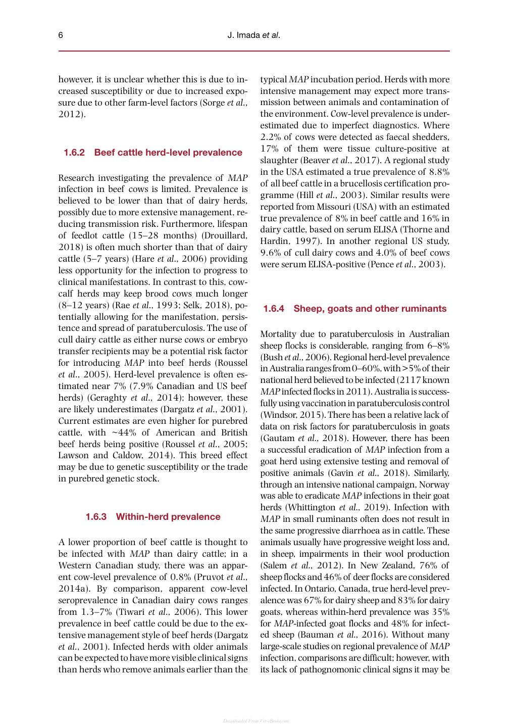 Paratuberculosis Organism Disease Control 2Nd Edition