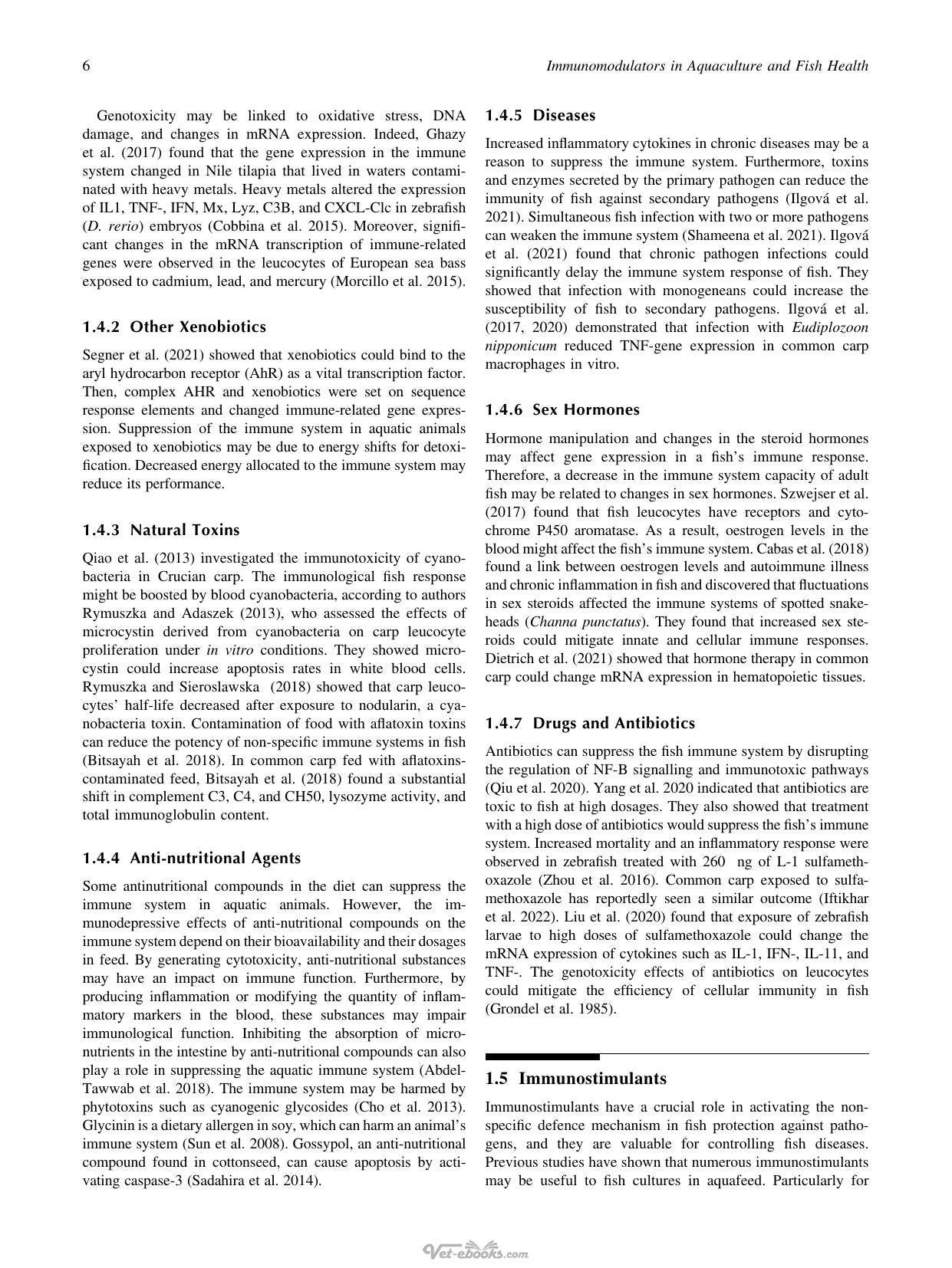 Immunomodulators In Aquaculture And Fish Health