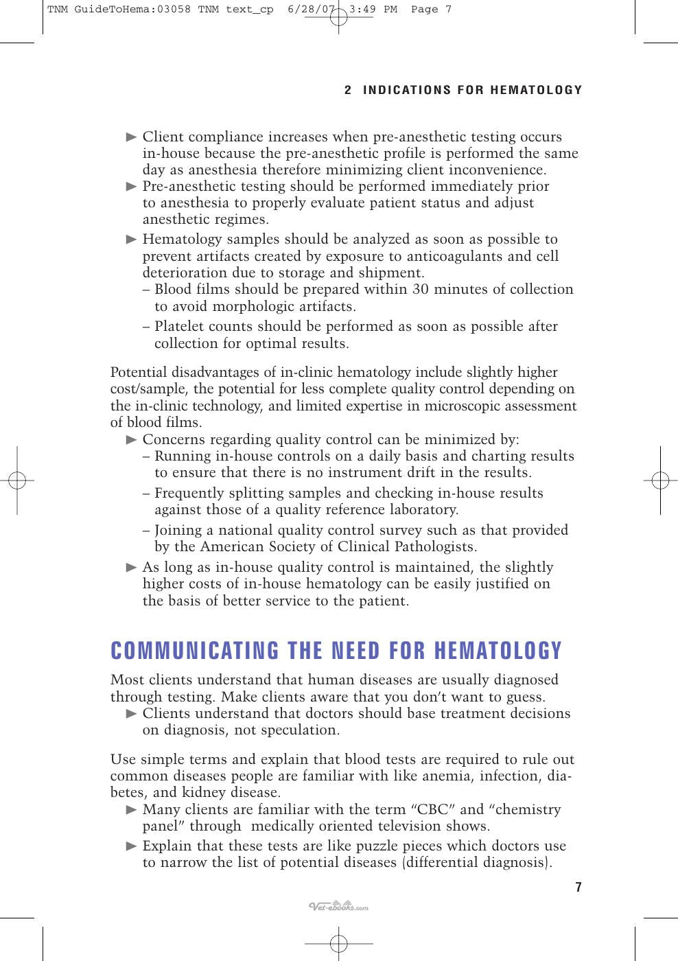 A Guide To Hematology In Dogs And Cats