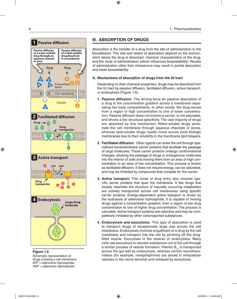 Preview page of Lippincotts Illustrated Reviews Pharmacology 6TH Edition