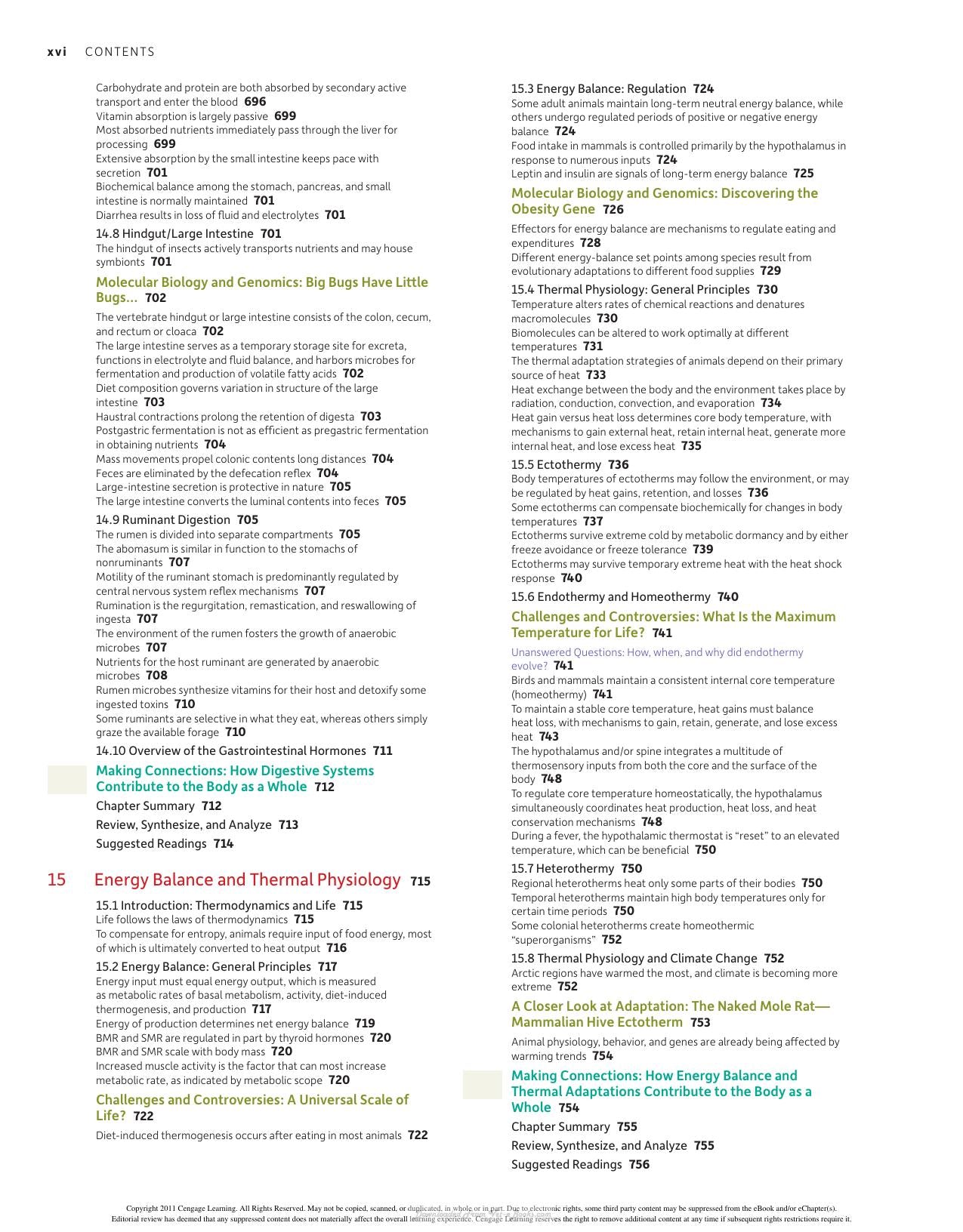 Animal Physiology From Genes To Organisms 2Nd Edition