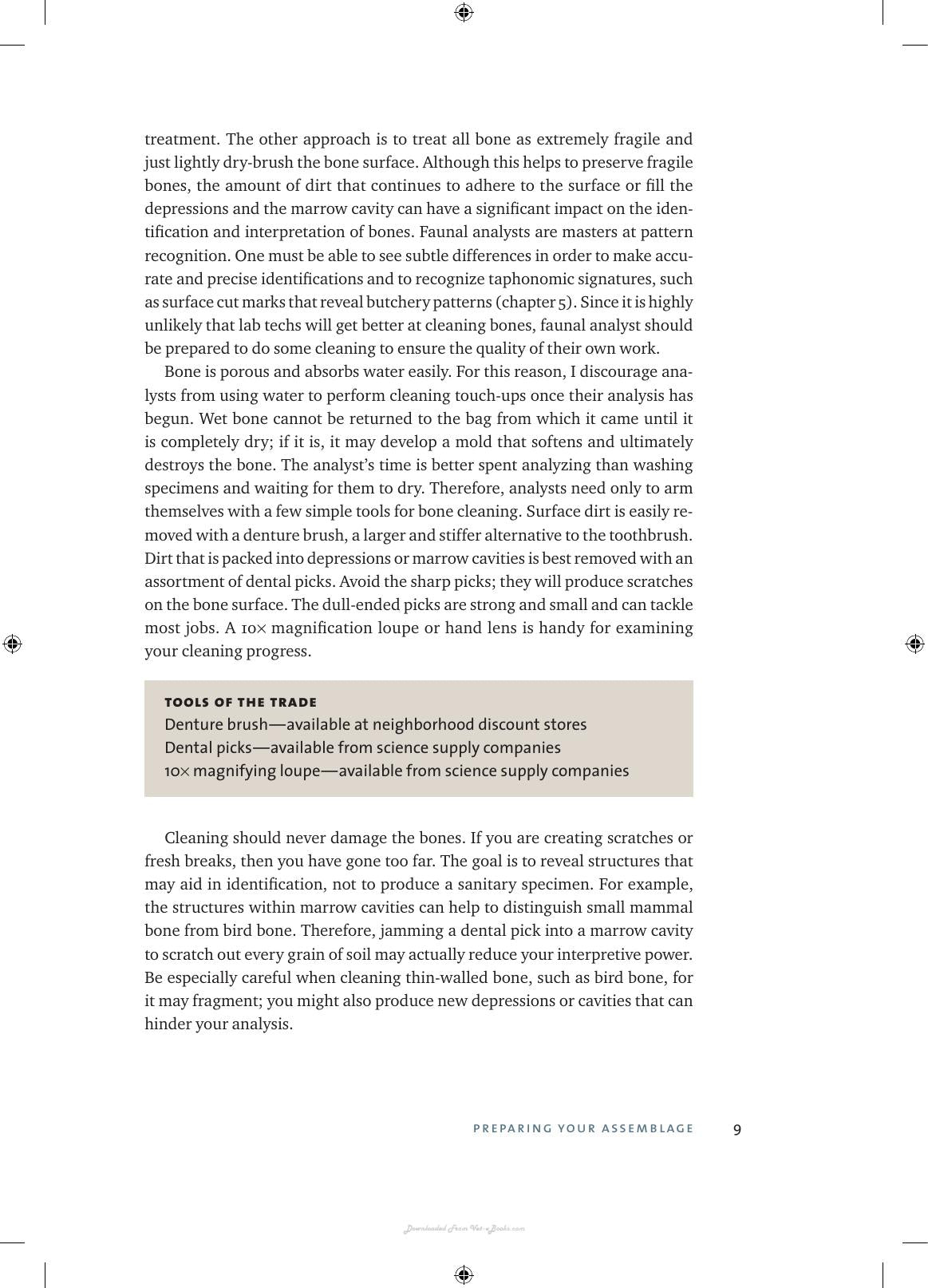Identifying And Interpreting Animal Bones A Manual