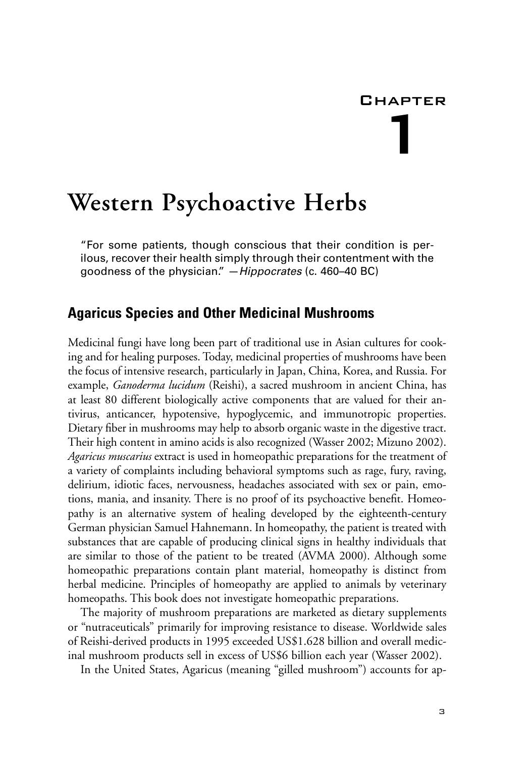 Psychoactive Herbs In Veterinary Behavior Medicine