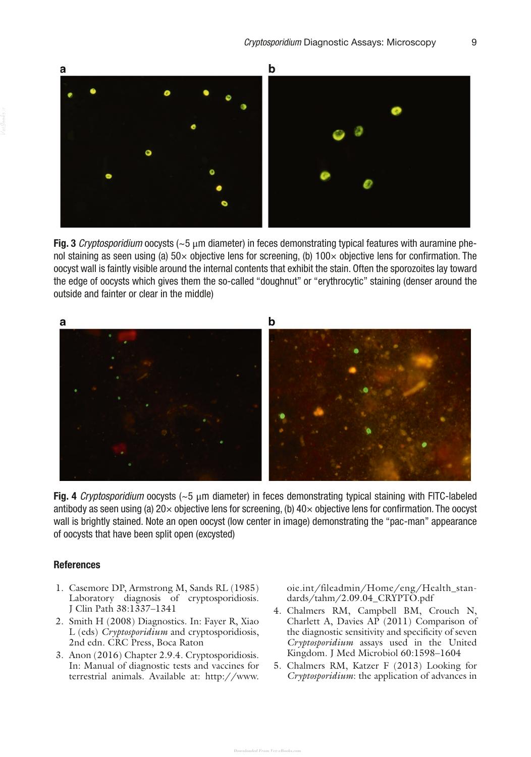 Cryptosporidium Methods And Protocols