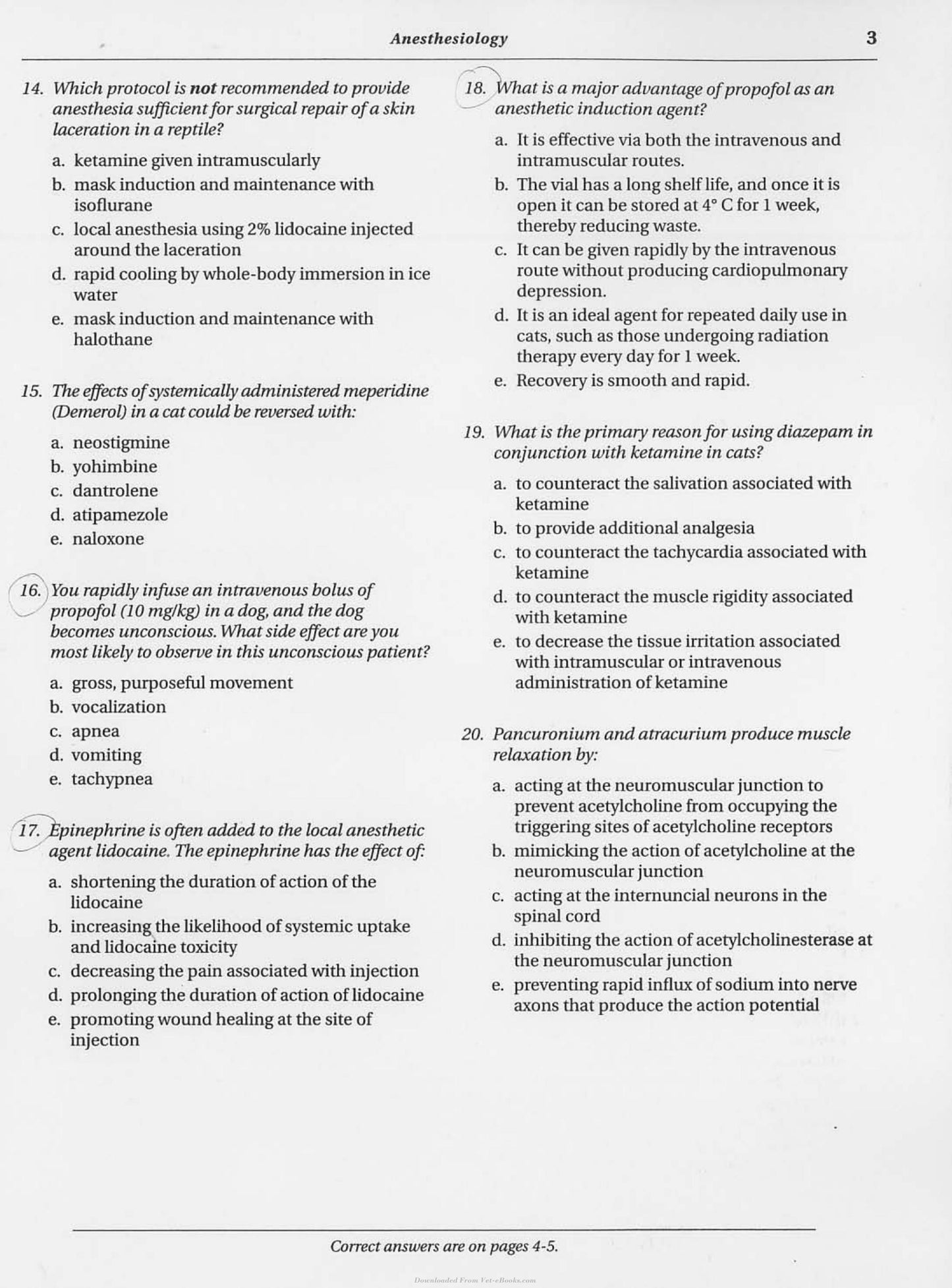 Mosbys Review Questions And Answers For Veterinary Boards Small Animal Medicine And Surgery 2Nd Edition