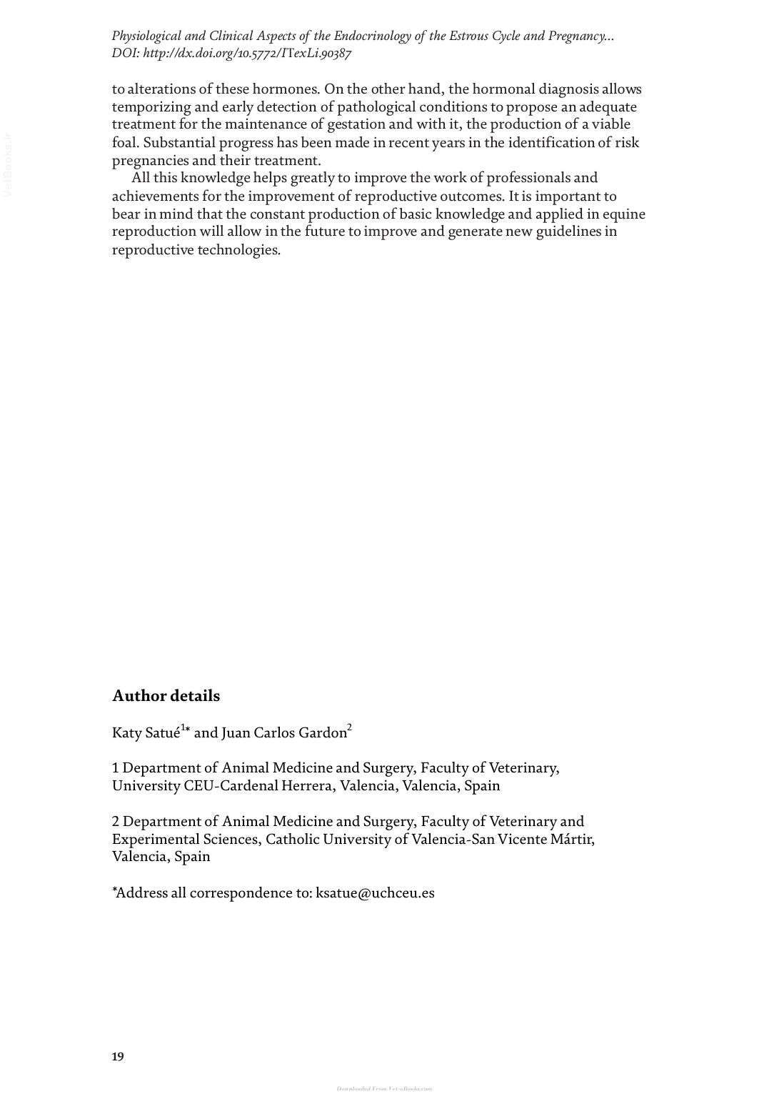 Animal Reproduction In Veterinary Medicine