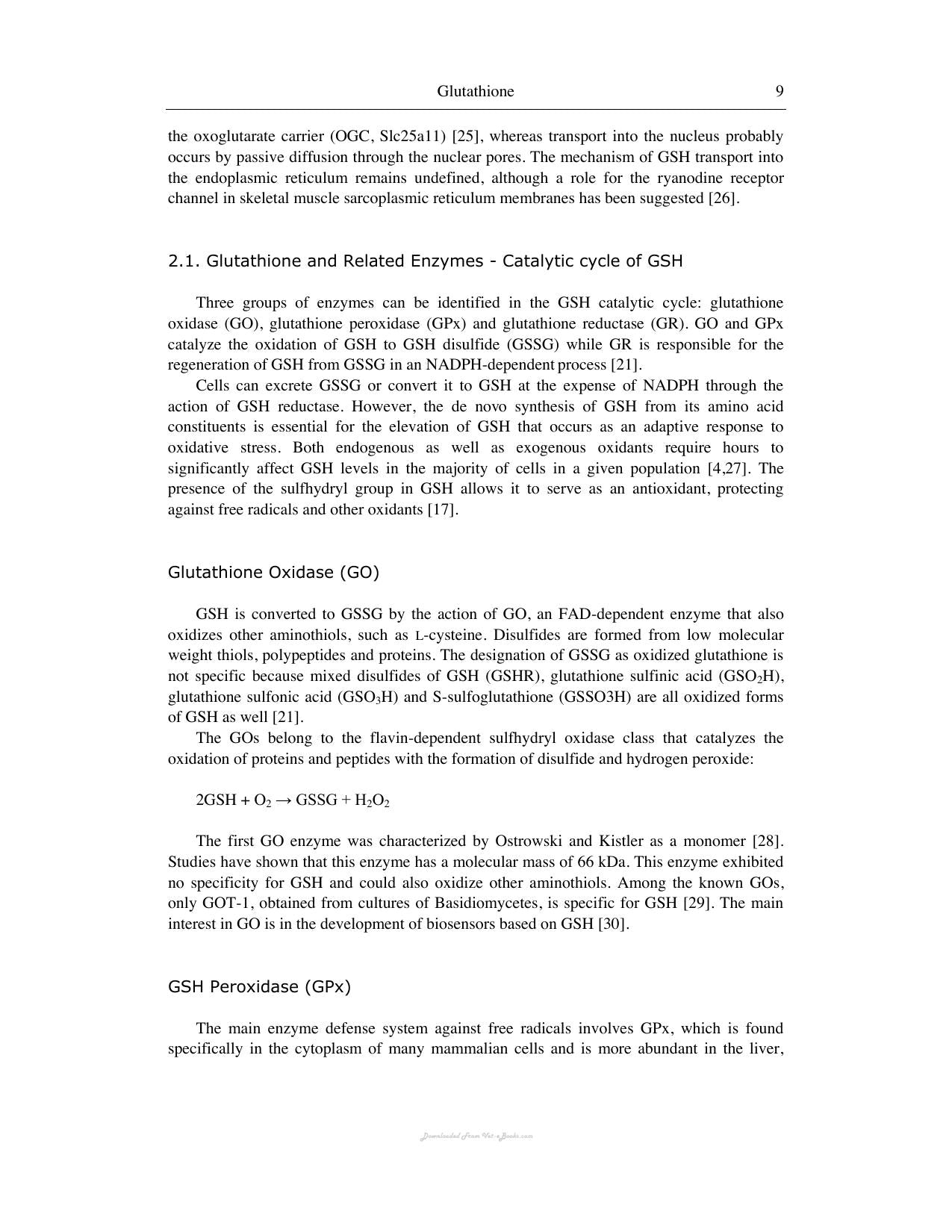 Glutathione Biochemistry Mechanisms Of Action And Biotechnological Implications