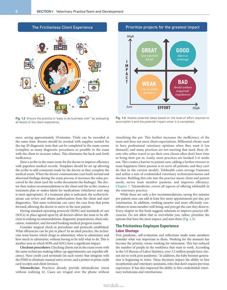 Preview page of Practice Management for the Veterinary Team 4th Edition