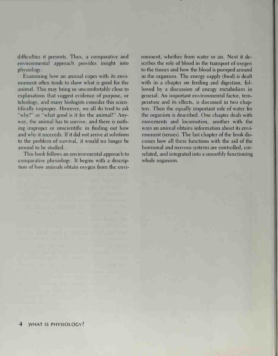 Preview page of Animal Physiology: Adaptation and Environment 2nd Edition