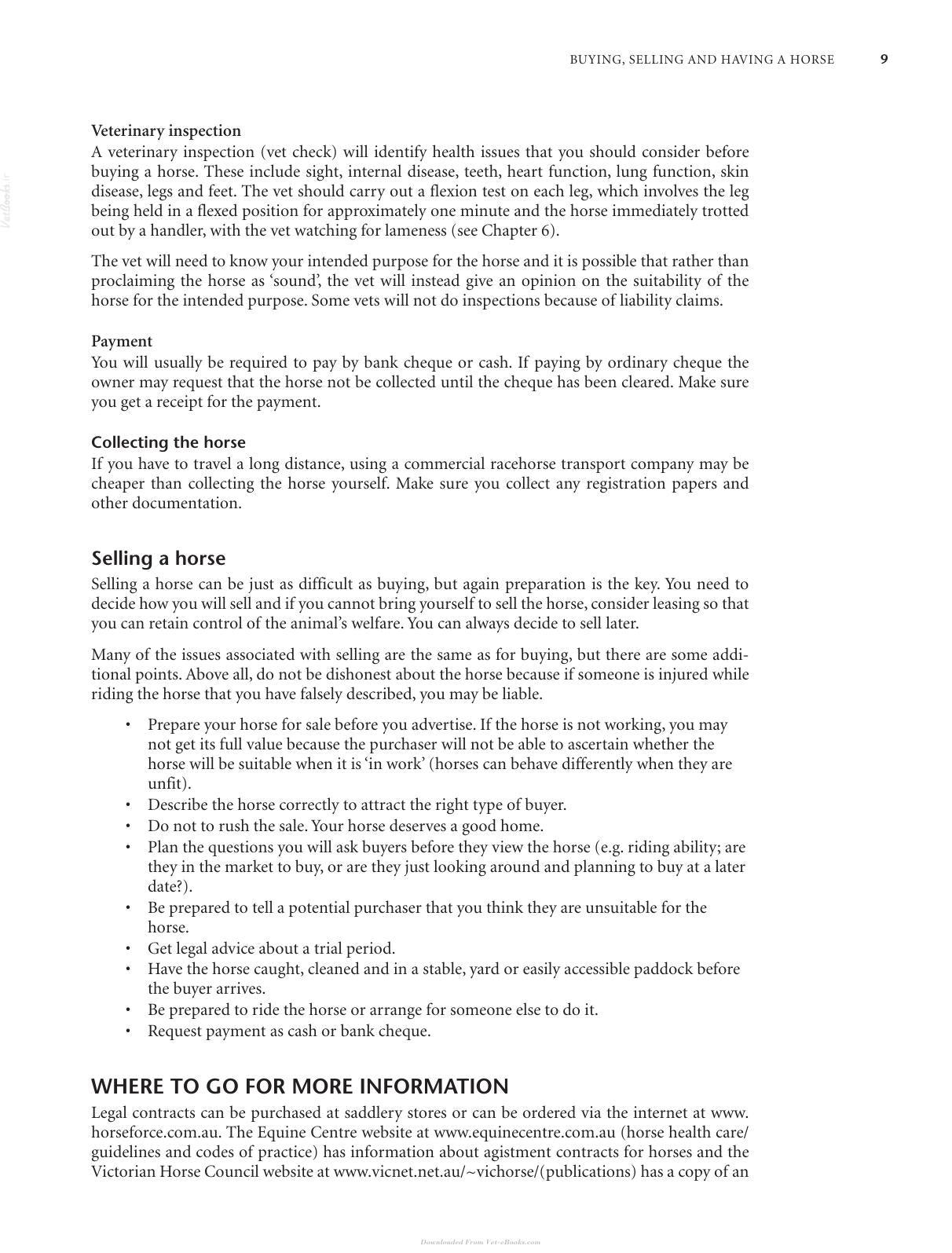 Horse Sense The Guide To Horse Care In Australia And New Zealand 2Nd Edition