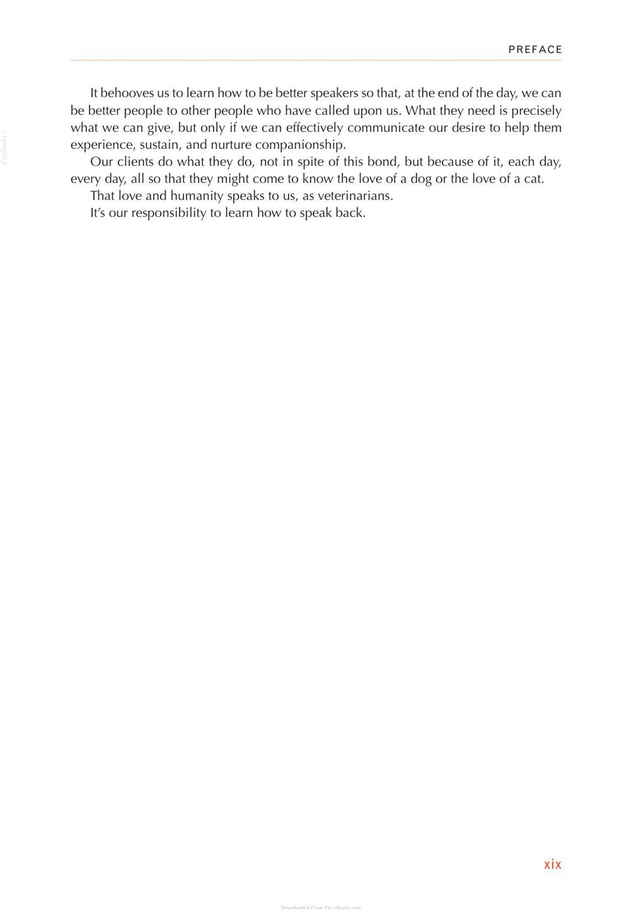 Preview page of A Guide to Oral Communication in Veterinary Medicine