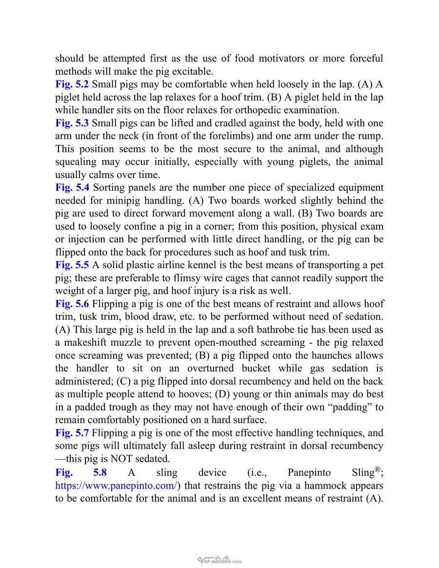 Preview page of Potbellied Pig Veterinary Medicine