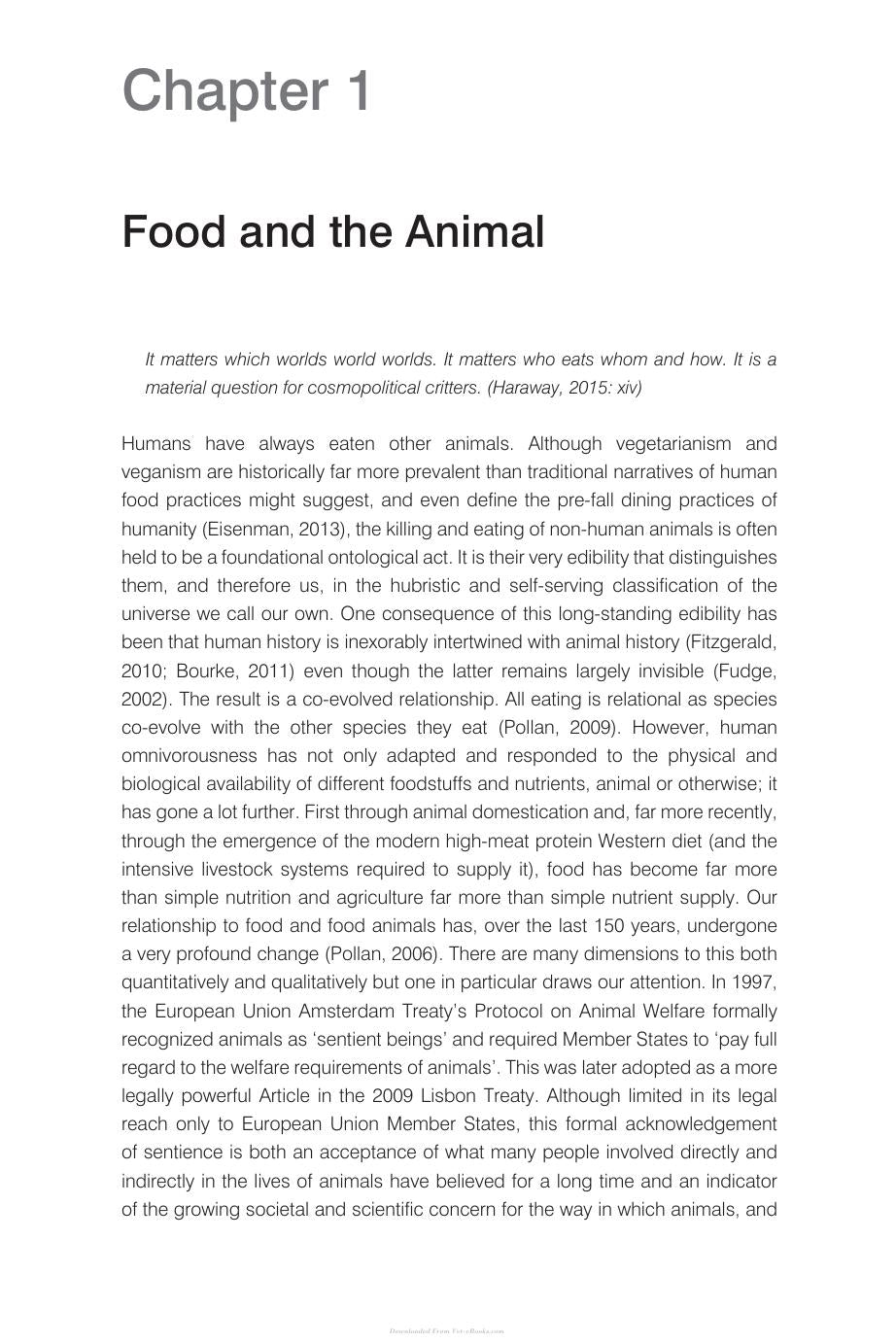 Food And Animal Welfare