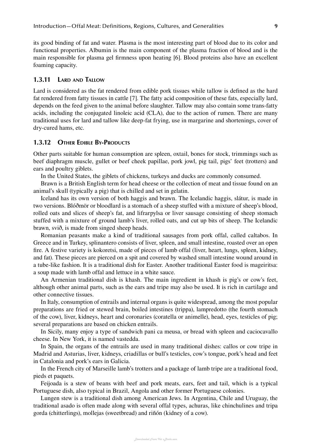 Handbook Of Analysis Of Edible Animal By Products