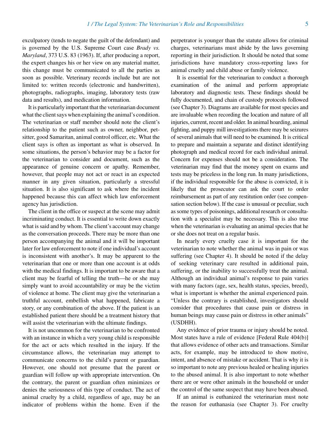 Veterinary Forensics Animal Cruelty Investigations